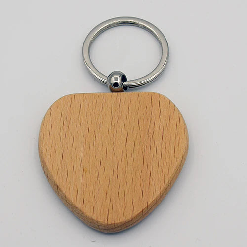 Wooden Keychain HEART